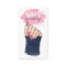 Nail salon girly pink trendy nails illustration