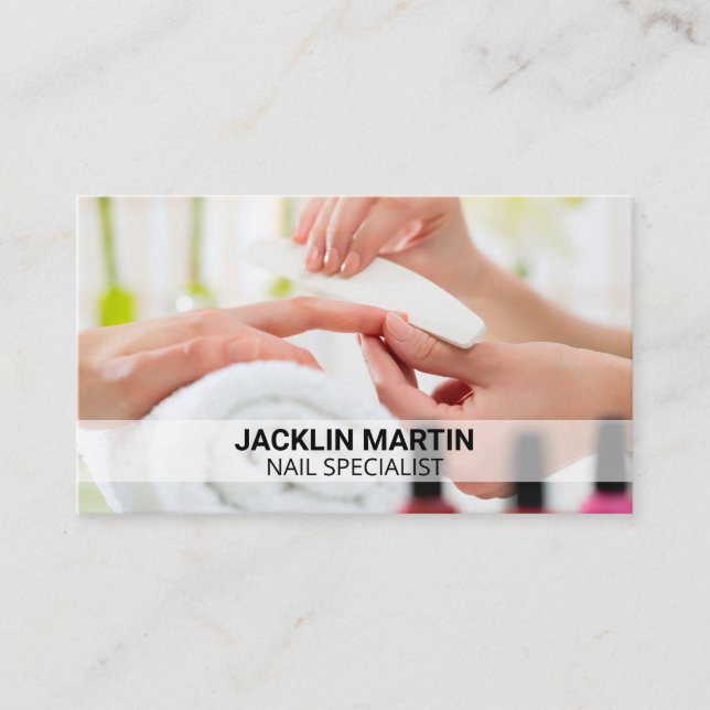 Nail Salon Manicure Loyalty Card (Front)
