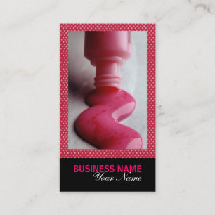 Nail Salon or Nail Technician Business Cards