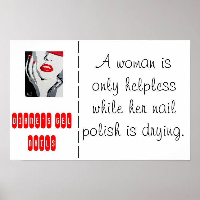 Nail Salon Poster (Front)