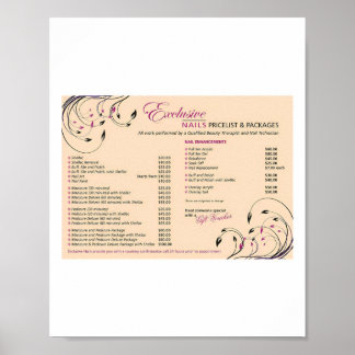 Nail Salon Posters