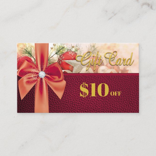 Nail Spa, Massage Spa gift card (Front)