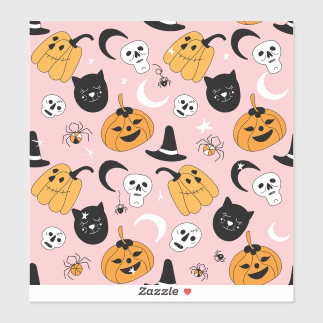 Nail stickers Halloween for kids (Sheet)