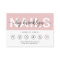 Nail Tech Blush Pink Script 
