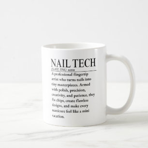 Nail tech coffee mug