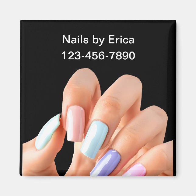 Nail Tech Cool Refrigerator Magnets (Front)