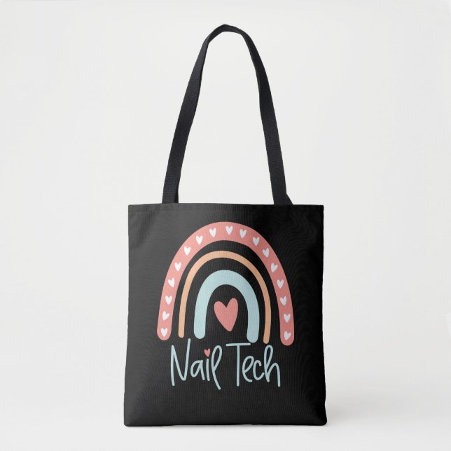 Nail Tech Manicurist Technician Gift Tote Bag (Front)
