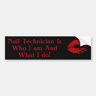 Nail tech sticker