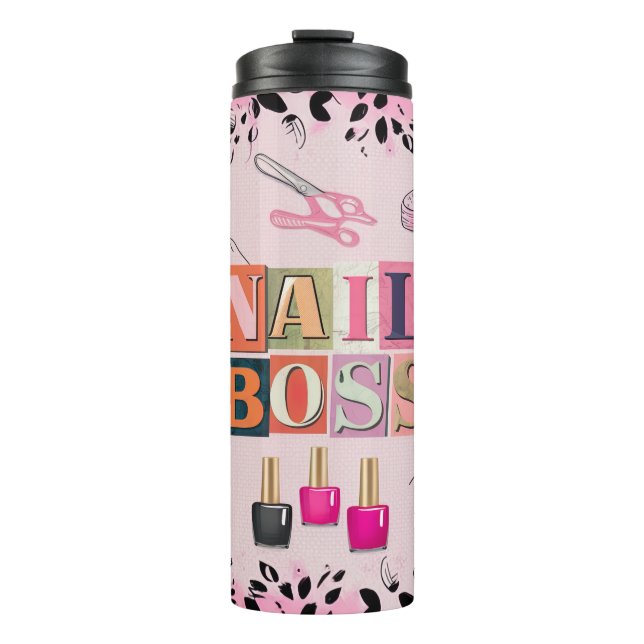 Nail Tech Thermal Tumbler (Front)