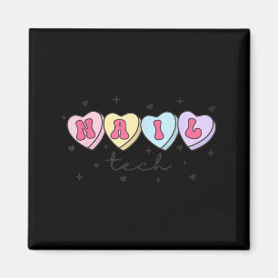 Nail Tech Valentine's Day Heart Manicurist Cosmeto Magnet