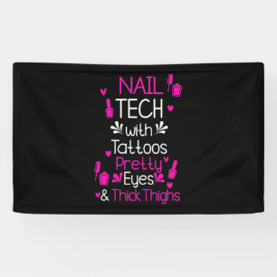 Nail Tech With Tattoos Banner