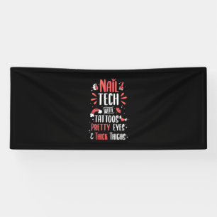 Nail Tech With Tattoos Banner