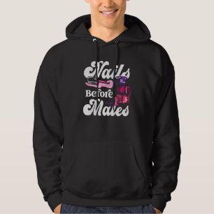 Nail Tech Work Uniform Nail Polish 2 Hoodie
