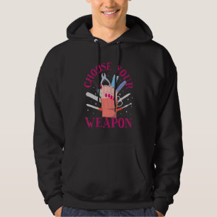 Nail Tech Work Uniform Nail Polish Hoodie