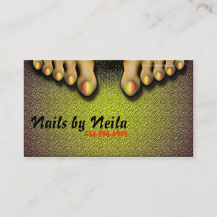 Nail Technician/Artist/Pedicurist Business Card
