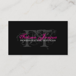 NAIL TECHNICIAN BUSINESS CARD