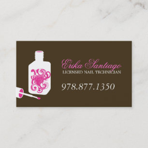 NAIL TECHNICIAN BUSINESS CARD