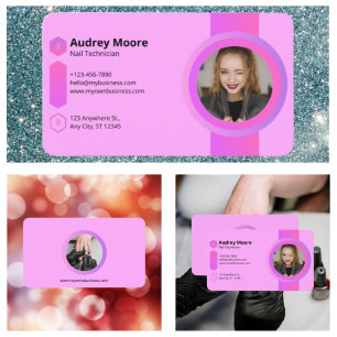 Nail Technician Business Card