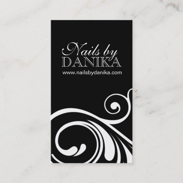 NAIL TECHNICIAN BUSINESS CARD (Front)