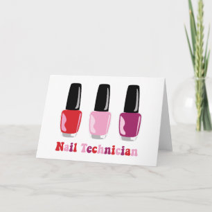 Nail Technician Card