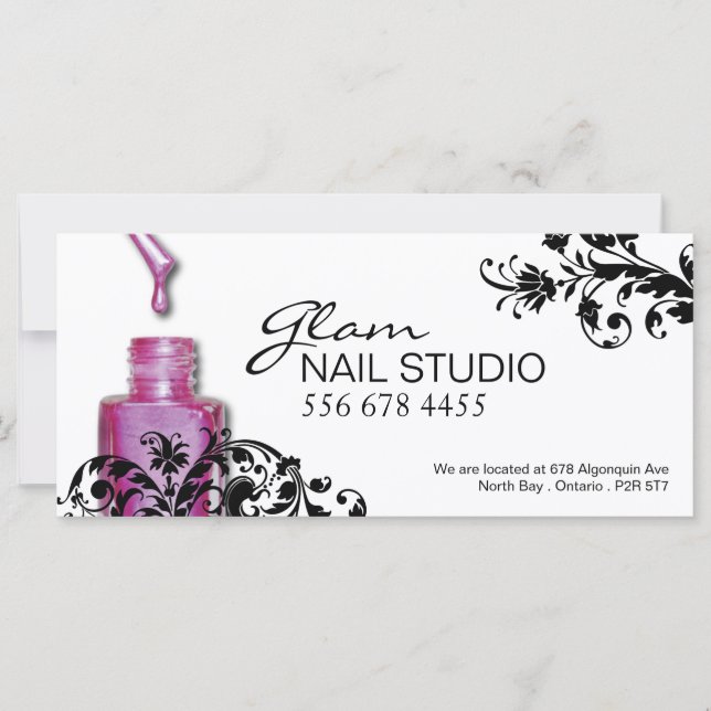NAIL TECHNICIAN GIFT CERTIFICATE (Front)