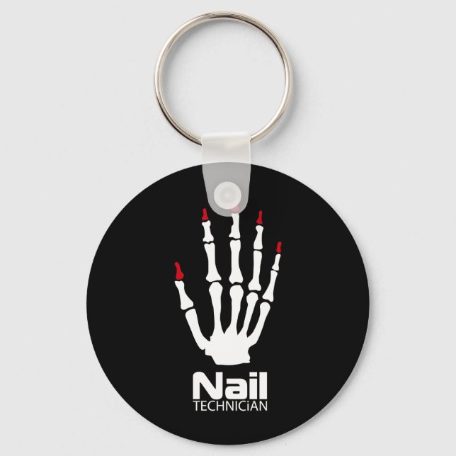 Nail technician keychain (Front)