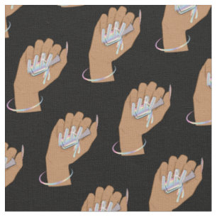 nail technician, nail artist nails salon beauty fabric
