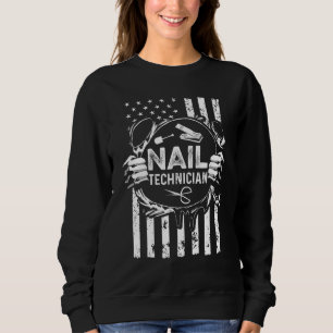 Nail Technician Nail Tech Artist Manicurist 17 Sweatshirt