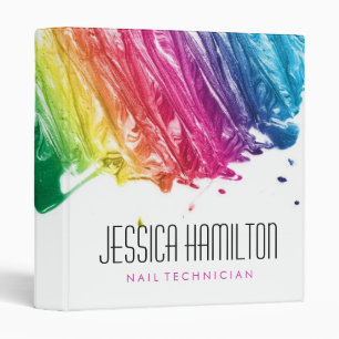 Nail Technician Portfolio Binder