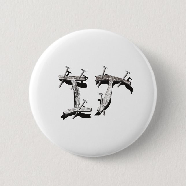 nailed it 2 inch round button (Front)