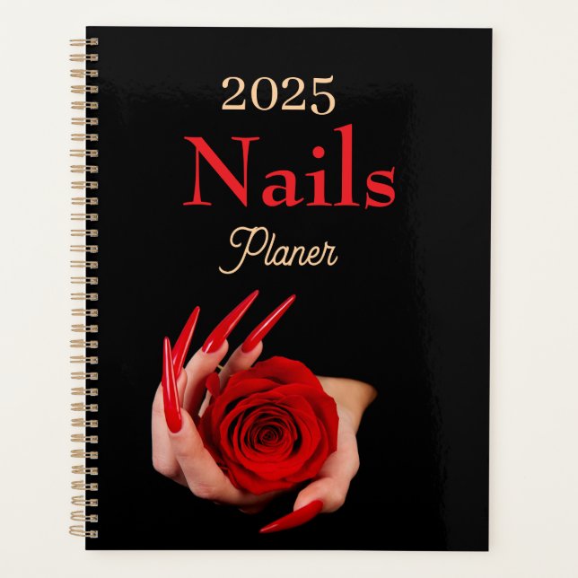 Nails 2025 Planer Planner (Front)