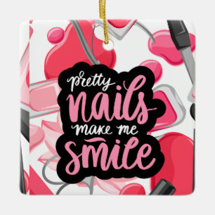 NAILS ART STYLE CERAMIC ORNAMENT
