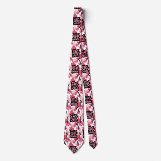 NAILS ART STYLE TIE (Front)