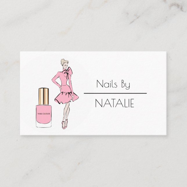 Nails Business Card (Front)