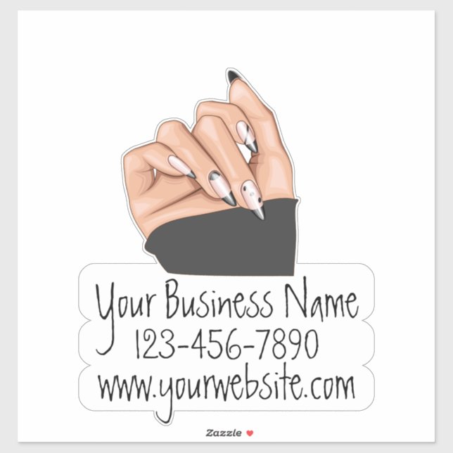 Nails Business decal (Sheet)