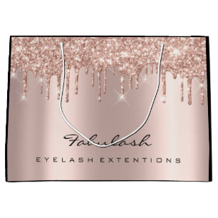Nails Lashes Sparkly Drips Makeup  Beauty Bridal Large Gift Bag