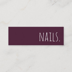 nails loyalty punch card