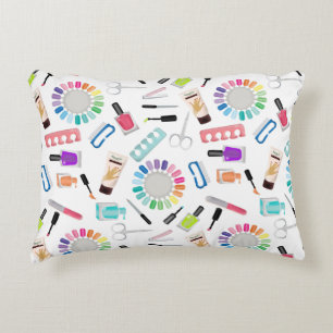 Nails Manicure Pedicure Beauty Salon  Accent Pillow