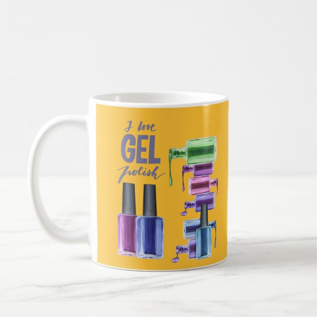 NAILS QUOTE DESIGN COFFEE MUG (Left)