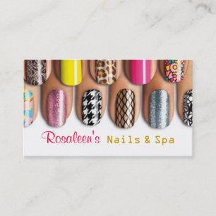 Nails, Salon, Spa , Beauty Business Card
