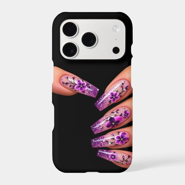 Nails style purple (Back)