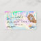 Nails Technician Credit Card Styled Holograph Drip