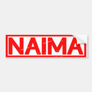 Naima Stamp Bumper Sticker