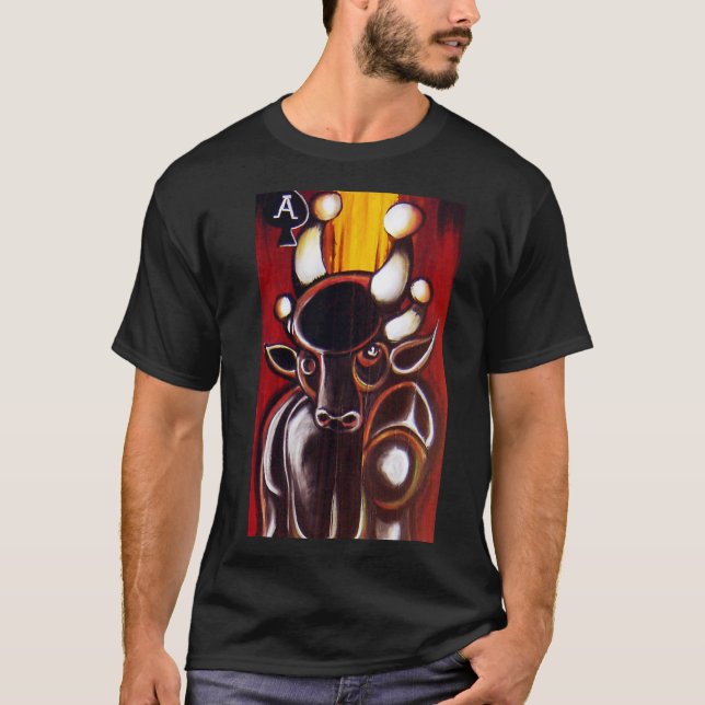 Naipe del Matador, T-shirt latéral de taureau (Devant)
