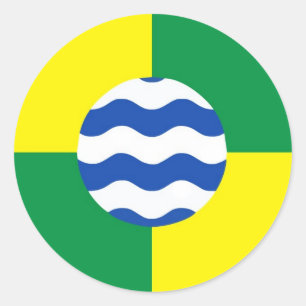 nairobi city kenya flag classic round sticker