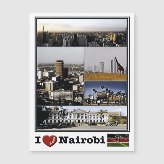 Nairobi - I love Mosaic - Kenya - (Front)