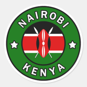 Nairobi Kenya Classic Round Sticker