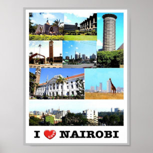 Nairobi - Kenya - I Love - Poster