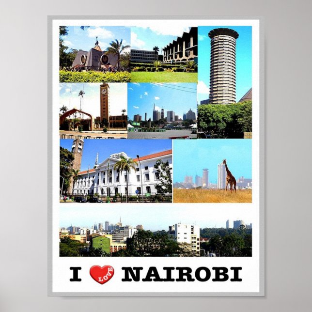 Nairobi - Kenya - I Love - Poster (Front)