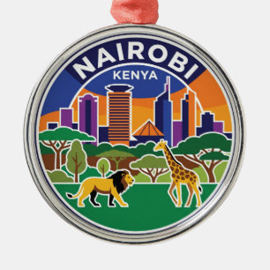 Nairobi, Kenya Kenya Metal Ornament